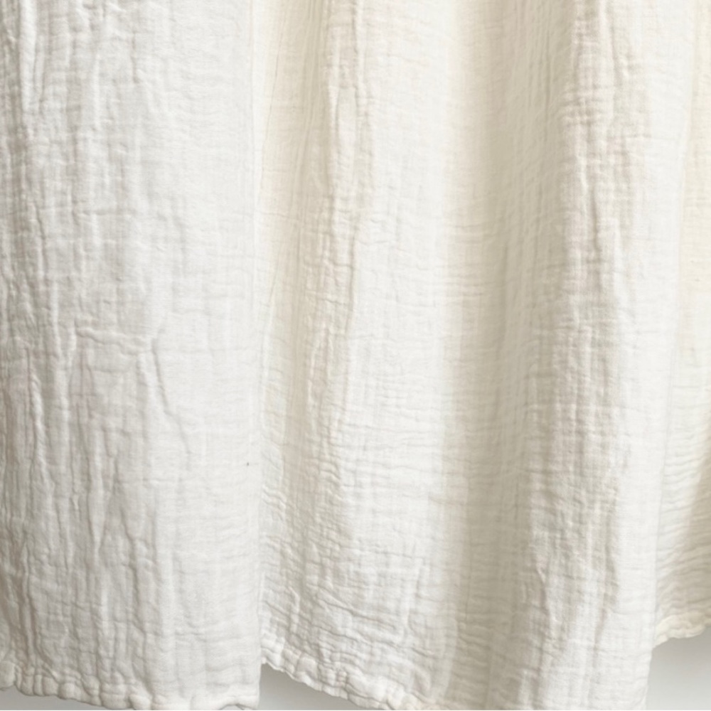 Restoration Hardware Crinkled Shower Curtain